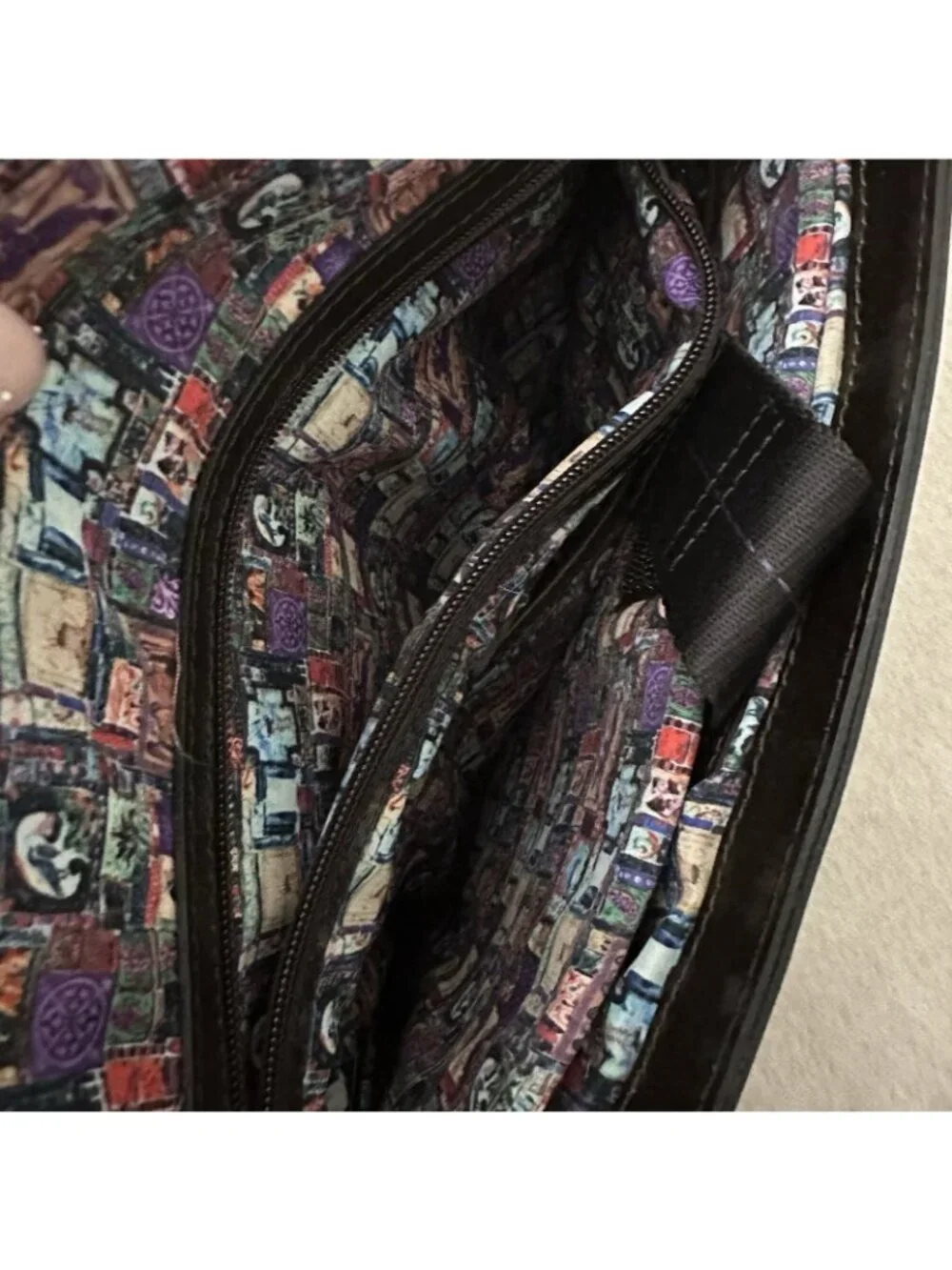 Robert Graham Brown Genuine Leather Messenger Portfolio Laptop/ipad Bag